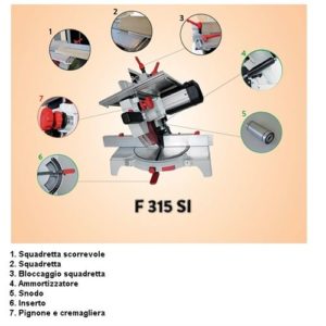 TRONCATRICE PEGIC CON PIANETTO F-315 SI