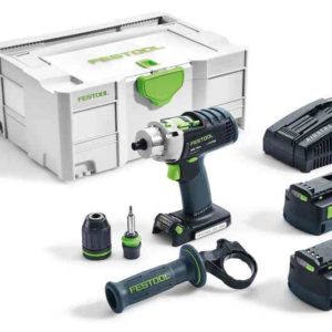 TRAPANO A PERCUSSIONE FESTOOL QUADRIVE PDC-18/4 5,2 SCA PLUS